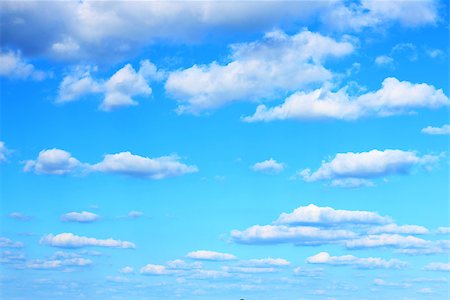 simsearch:400-09268408,k - Beautiful blue gradient sky with many clouds. Nature wallpaper background Stock Photo - Budget Royalty-Free & Subscription, Code: 400-08998486