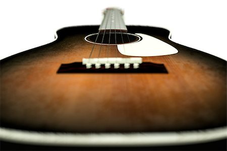 simsearch:400-05352838,k - 3d illustration of an acoustic guitar isolated on white background Photographie de stock - Aubaine LD & Abonnement, Code: 400-08998507