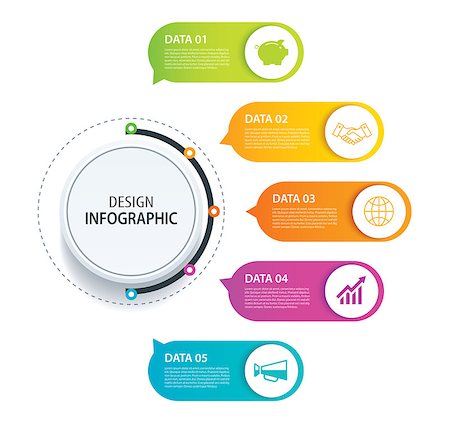 simsearch:400-08707424,k - 5 infographic design vector and marketing icon.Can be used for workflow layout, diagram, data, option, banner, web design. Business concept with steps processes. Stock Photo - Budget Royalty-Free & Subscription, Code: 400-08998875
