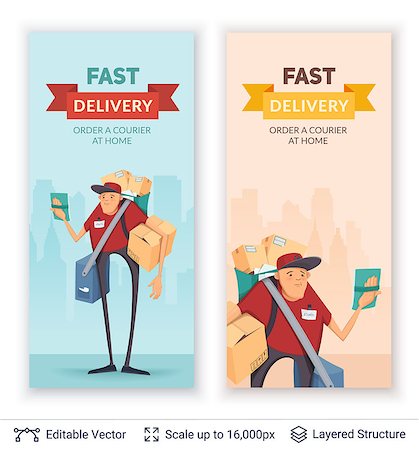 simsearch:400-07975467,k - Delivery concept background. Vector illustration easy to edit. Stock Photo - Budget Royalty-Free & Subscription, Code: 400-08999203