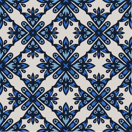 Abstract Luxury Damask seamless tiled ornamental vector pattern for fabric Stockbilder - Microstock & Abonnement, Bildnummer: 400-08999267