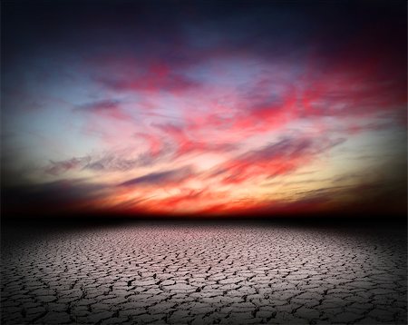 simsearch:400-06327934,k - Desert landscape crack   background global warming concept Stockbilder - Microstock & Abonnement, Bildnummer: 400-09008845