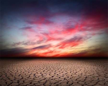 simsearch:400-06327934,k - Desert landscape crack background global warming concept Stockbilder - Microstock & Abonnement, Bildnummer: 400-09008840