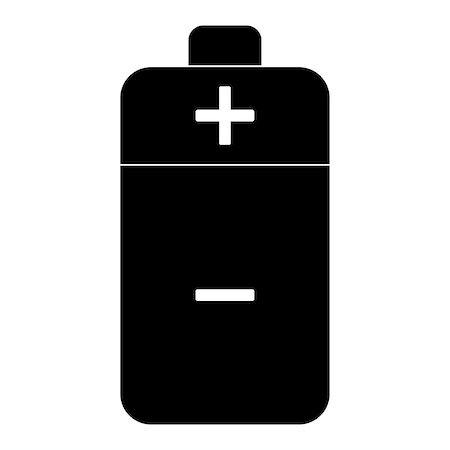 Battery  it is the black color icon . Stock Photo - Budget Royalty-Free & Subscription, Code: 400-09001103