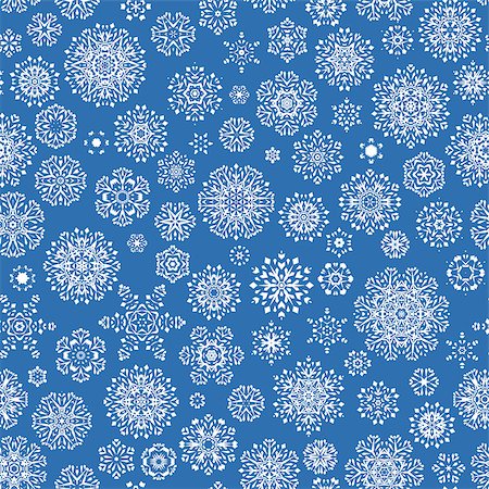simsearch:400-04762703,k - Christmas seamless snowflake pattern background. And also includes EPS 10 vector Stock Photo - Budget Royalty-Free & Subscription, Code: 400-09001162