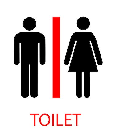 simsearch:700-00659685,k - Women's and Men's Toilets Photographie de stock - Aubaine LD & Abonnement, Code: 400-09001302