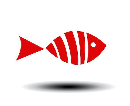 Fish Icon Stock Photo - Budget Royalty-Free & Subscription, Code: 400-09001808