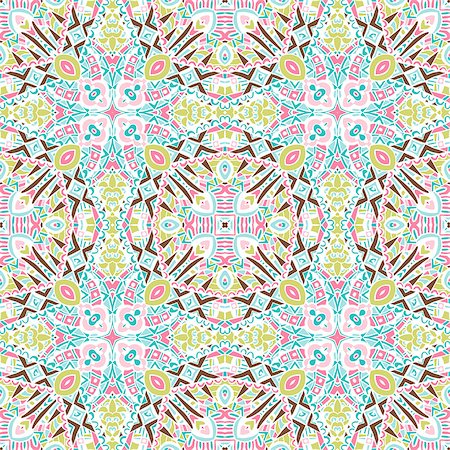 abstract ethnic seamless pattern tribal background. Endless geometric print Stockbilder - Microstock & Abonnement, Bildnummer: 400-09002224