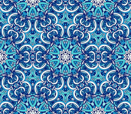 Abstract seamless vintage luxury ornamental pattern for tile, fabric and wallpaper Stockbilder - Microstock & Abonnement, Bildnummer: 400-09002225