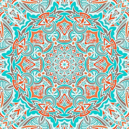 Abstract Tribal indian vintage ethnic seamless pattern ornamental Photographie de stock - Aubaine LD & Abonnement, Code: 400-09002223