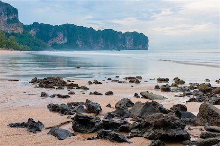 simsearch:400-09010474,k - Sharp stones on the sandy beach of the beach in Thailand Stockbilder - Microstock & Abonnement, Bildnummer: 400-09010269