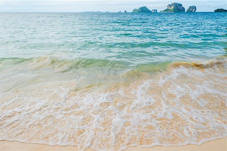simsearch:400-07295709,k - Waves of the Andaman Sea close-up, sandy beach Stock Photo - Budget Royalty-Free & Subscription, Code: 400-09010470