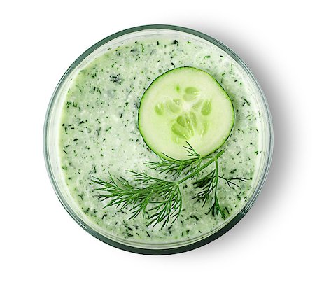 simsearch:400-07172598,k - Vegetable cocktail. Cucumber smoothie close up on white background Stock Photo - Budget Royalty-Free & Subscription, Code: 400-09010897