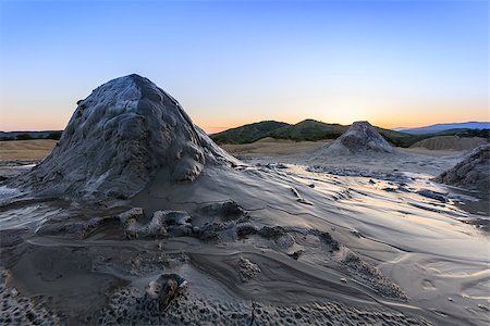 simsearch:400-06482097,k - landscape in Mud Volcanoes. Buzau county, Romania Stock Photo - Budget Royalty-Free & Subscription, Code: 400-09011546