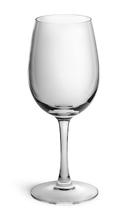 simsearch:400-09117705,k - Empty wine glass top view isolated on white background Stock Photo - Budget Royalty-Free & Subscription, Code: 400-09011618