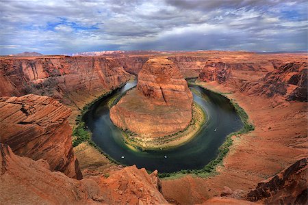 Dramatic Lighting on Horseshoe Canyon in Arizona USA Photographie de stock - Aubaine LD & Abonnement, Code: 400-09028392