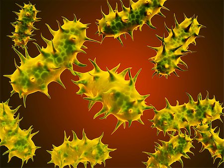simsearch:400-04337180,k - Many pathogen viruses on abstract background of orange and brown color. 3d render Stock Photo - Budget Royalty-Free & Subscription, Code: 400-09028767