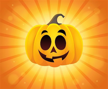 simsearch:400-04236863,k - Halloween pumpkin topic image 1 - eps10 vector illustration. Stock Photo - Budget Royalty-Free & Subscription, Code: 400-09031800