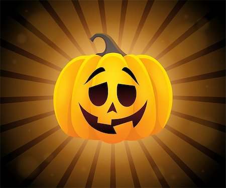 simsearch:400-06327777,k - Halloween pumpkin topic image 2 - eps10 vector illustration. Foto de stock - Super Valor sin royalties y Suscripción, Código: 400-09031801