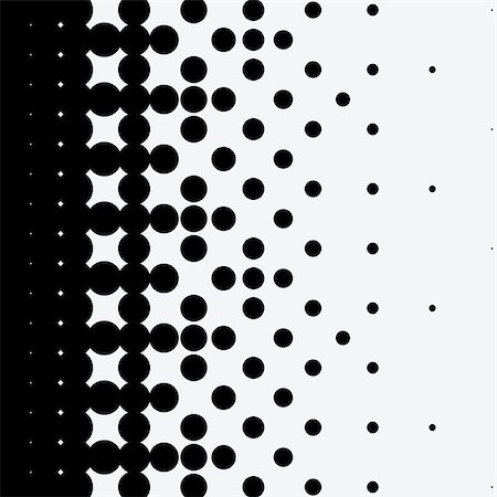 simsearch:400-08672921,k - Halftone dots on white background. Vector illustration Stock Photo - Budget Royalty-Free & Subscription, Code: 400-09031964