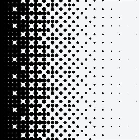 simsearch:400-08672921,k - Halftone dots on white background. Vector illustration Stock Photo - Budget Royalty-Free & Subscription, Code: 400-09031965