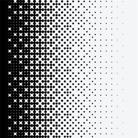 simsearch:400-08672921,k - Halftone dots on white background. Vector illustration Stock Photo - Budget Royalty-Free & Subscription, Code: 400-09031966