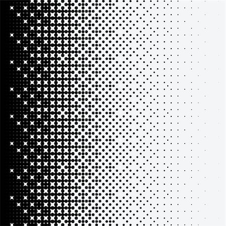 simsearch:400-08672921,k - Halftone dots on white background. Vector illustration Stock Photo - Budget Royalty-Free & Subscription, Code: 400-09031967