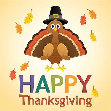 Happy Thanksgiving theme 6 - eps10 vector illustration. Stock Photo - Budget Royalty-Free & Subscription, Code: 400-09032287