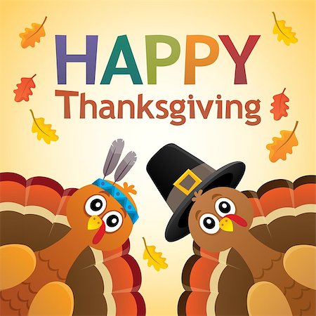 Happy Thanksgiving theme 7 - eps10 vector illustration. Stock Photo - Budget Royalty-Free & Subscription, Code: 400-09032288