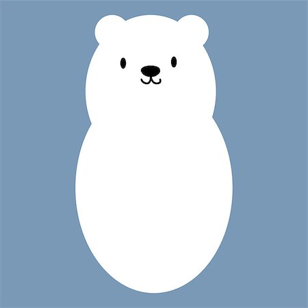 simsearch:400-04237135,k - Polar white bear icon symbol. Vector illustration Photographie de stock - Aubaine LD & Abonnement, Code: 400-09032592