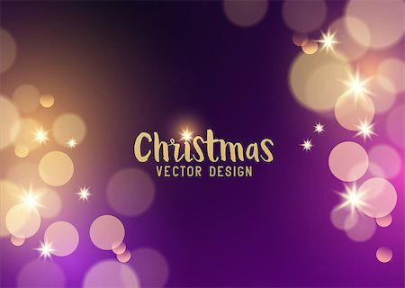 Pink and Gold sparkling christmas background. Vector illustration Stock Photo - Budget Royalty-Free & Subscription, Code: 400-09032761