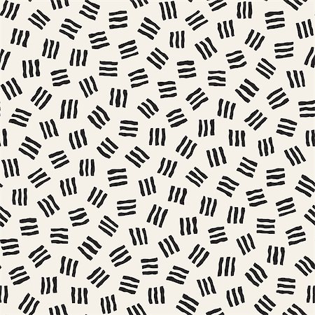 simsearch:400-08403491,k - Vector Seamless Pattern. Abstract Background With Scattered Geometric Shapes. Monochrome Hand Drawn Texture Foto de stock - Super Valor sin royalties y Suscripción, Código: 400-09045526