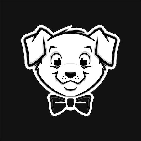 Cartoon vector puppy dog icon for design element Foto de stock - Super Valor sin royalties y Suscripción, Código: 400-09046189