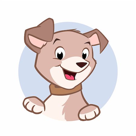 simsearch:400-09049781,k - Cute cartoon dog vector illustration for design element Foto de stock - Super Valor sin royalties y Suscripción, Código: 400-09046246
