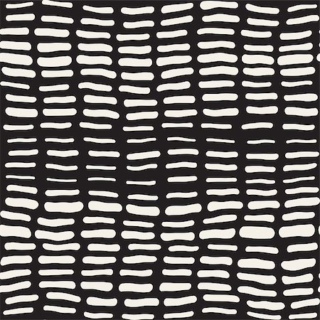 simsearch:400-08403491,k - Abstract Background With Rounded brush strokes. Monochrome Hand Drawn Texture With Wavy Lines. Doodle Vector Seamless Pattern. Foto de stock - Super Valor sin royalties y Suscripción, Código: 400-09046556