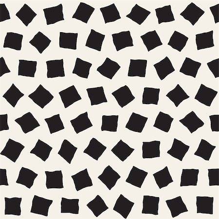 simsearch:400-08403491,k - Vector Seamless Pattern. Abstract Background With Scattered Geometric Shapes. Monochrome Hand Drawn Texture Foto de stock - Super Valor sin royalties y Suscripción, Código: 400-09046553