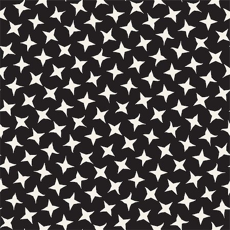 simsearch:400-08403491,k - Stylish Doodle Scattered Shapes. Artistic Hand Drawn Texture. Vector Seamless Black And White Freehand Pattern Foto de stock - Super Valor sin royalties y Suscripción, Código: 400-09046852