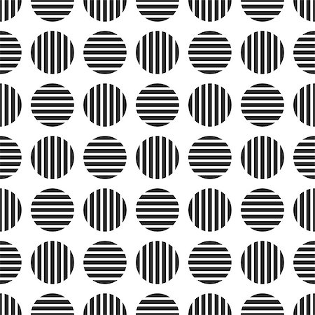 simsearch:400-09046985,k - Dotted geometric seamles pattern. Striped cirlces - endless background. Similar to cloth texture. Stock Photo - Budget Royalty-Free & Subscription, Code: 400-09046986