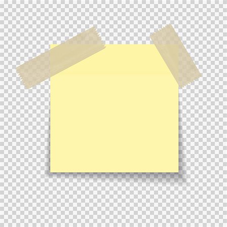 simsearch:400-05289298,k - Sticky Paper Note on Transparent Background  Vector Illustration EPS10 Photographie de stock - Aubaine LD & Abonnement, Code: 400-09047551