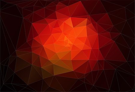 shmel (artist) - Red 2D Abstract and polygonal . Triangles background for your design Stock Photo - Budget Royalty-Free & Subscription, Code: 400-09047647