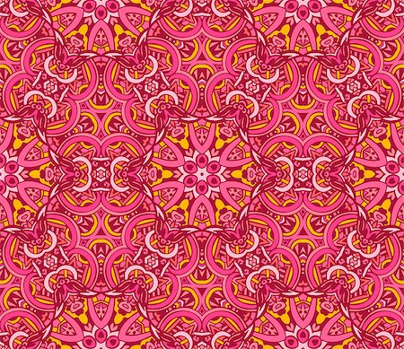 Abstract geometric mosaic vintage ethnic seamless pattern ornamental Photographie de stock - Aubaine LD & Abonnement, Code: 400-09048453