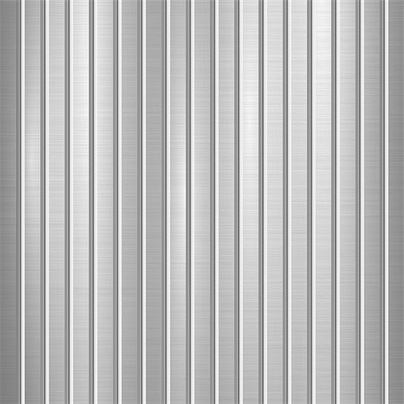 simsearch:400-06751679,k - Metal technology background with polished, brushed texture, chrome, silver, steel, aluminum and vertical bevels for design concepts, web, prints, wallpapers, interfaces. Vector illustration. Stockbilder - Microstock & Abonnement, Bildnummer: 400-09048597