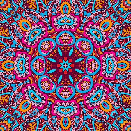 Abstract indian Tribal vintage ethnic seamless pattern ornamental Photographie de stock - Aubaine LD & Abonnement, Code: 400-09049393