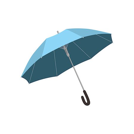 simsearch:400-08556675,k - Isolated blue open umbrella. Vector illustration Fotografie stock - Microstock e Abbonamento, Codice: 400-09050170