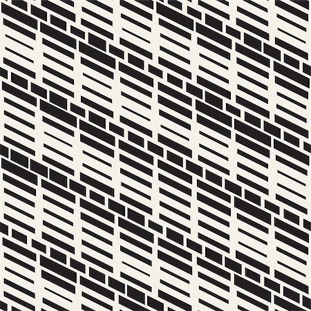 simsearch:400-09050623,k - Black and White Irregular Dashed Lines Pattern. Modern Abstract Vector Seamless Background. Stylish Chaotic Rectangle Stripes Mosaic Fotografie stock - Microstock e Abbonamento, Codice: 400-09050637