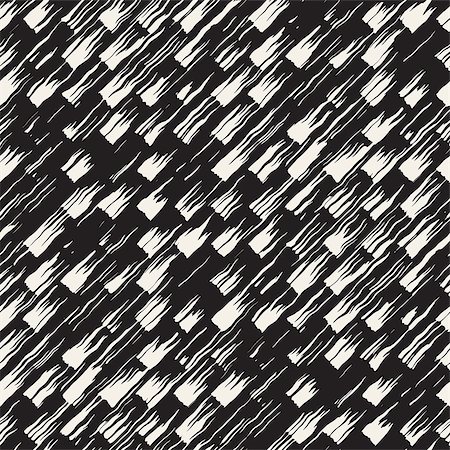 paint line brushes - Vector seamless pattern with brush stripes and strokes. Black and white background with ink line elements. Hand painted grunge texture. Stock Photo - Budget Royalty-Free & Subscription, Code: 400-09050643
