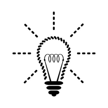 simsearch:400-07615290,k - Illustration of light bulbs as a symbol of the idea on a white background. Stock Photo - Budget Royalty-Free & Subscription, Code: 400-09050857