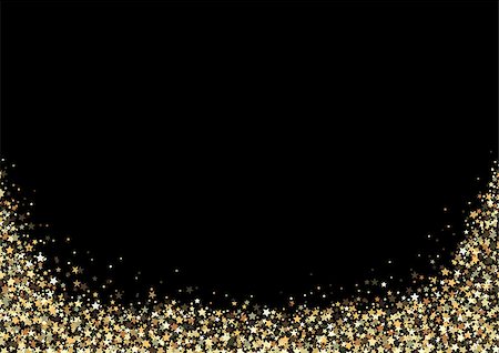 Luxury Background with Gold Stars Sparklers - Glittering Illustration, Vector Foto de stock - Super Valor sin royalties y Suscripción, Código: 400-09051607