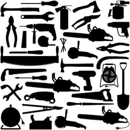 simsearch:400-09064850,k - Vector Tool Contours isolated on white background Foto de stock - Super Valor sin royalties y Suscripción, Código: 400-09065106