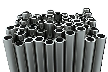 simsearch:400-05268441,k - Stack of steel pipes. 3D Illustration. Industrial background Stockbilder - Microstock & Abonnement, Bildnummer: 400-09066526